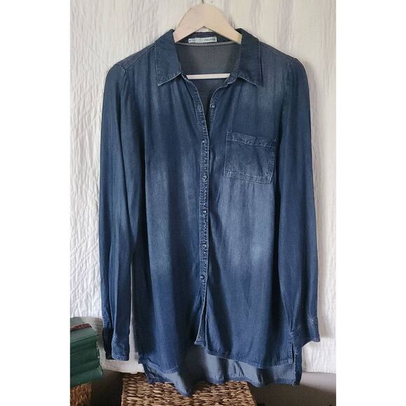 Maurices denim button-up shirt - Picture 1 of 7